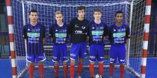 L'équipe de futsal cadets