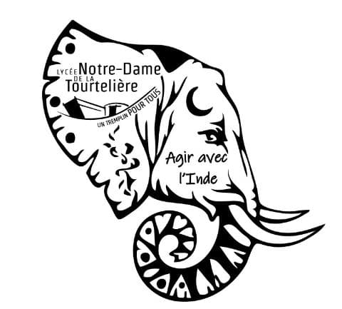 Logo agir avec l'inde